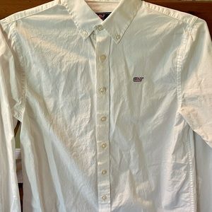 Vineyard Vines boys Large 16 White L/S Shirt